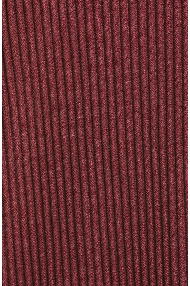 Pleated Shirt Jacket, Alternate, color, BORDEAUX