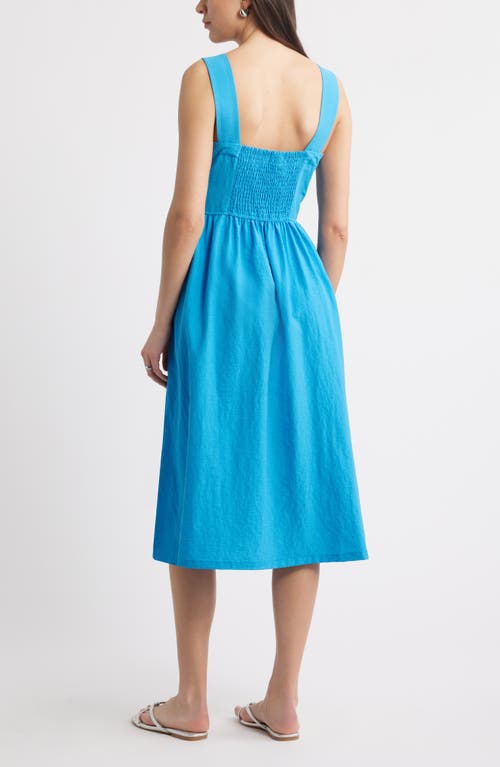 Caslon ® Woven Midi Sundress In Blue