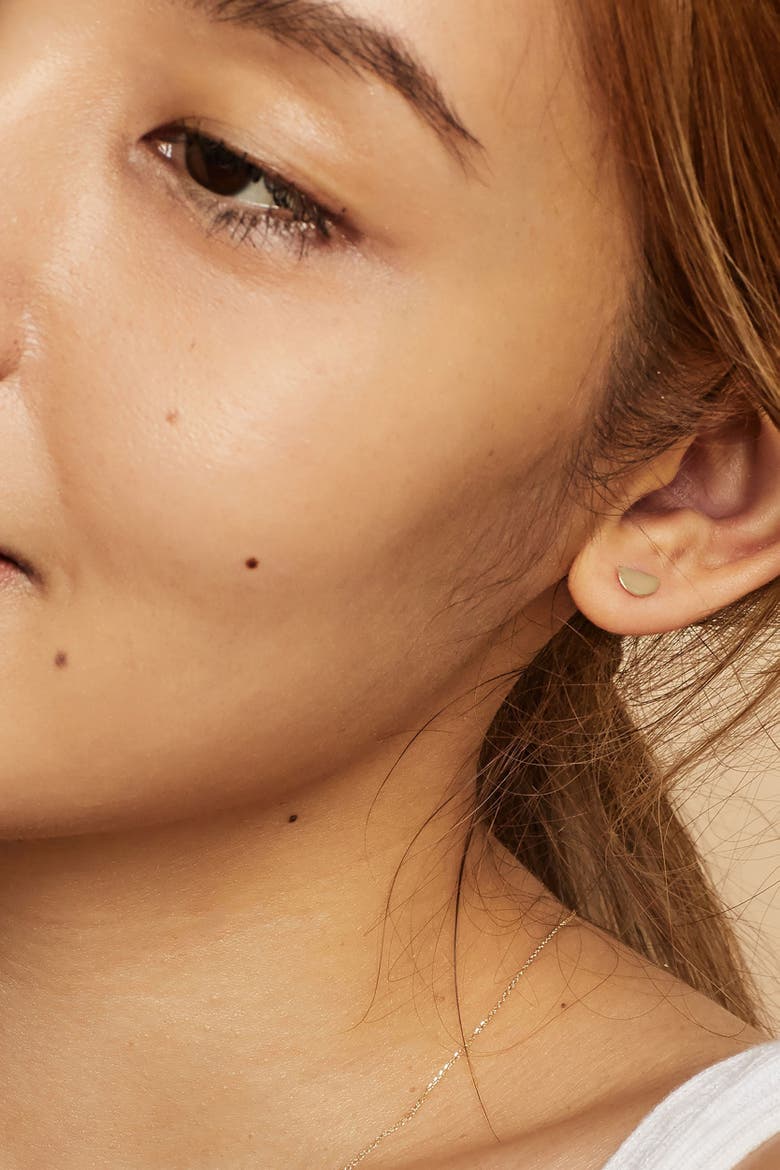 14K Yellow Gold Cabana Studs, Alternate, color, Yellow Gold