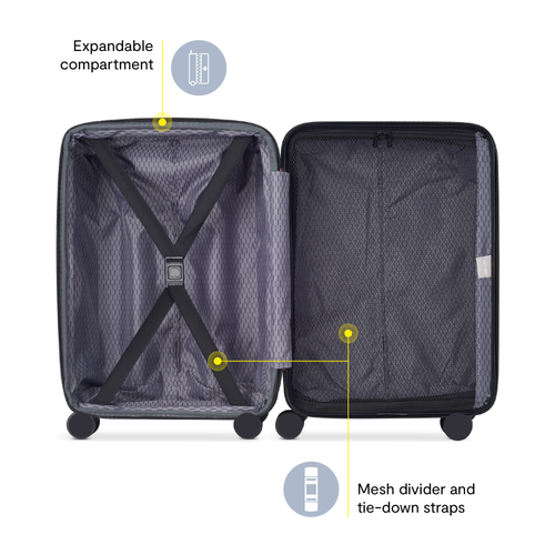 DELSEY PARIS DELSEY PARIS ALEXIS HARDSIDE 21-INCH CARRY-ON EXPANDABLE SPINNER LUGGAGE
