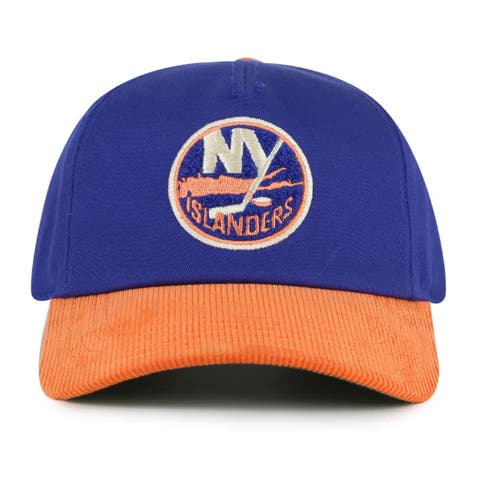 Men's American Needle  Royal/Orange New York Islanders Burnett Adjustable Hat