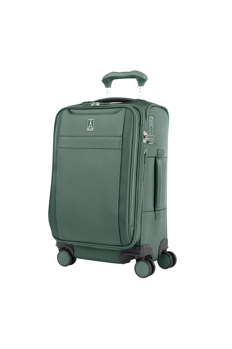 Versapack + Softside 21" Carry On & 25"Medium Checked Spinner Luggage Set, Alternate, color, Desert Sage