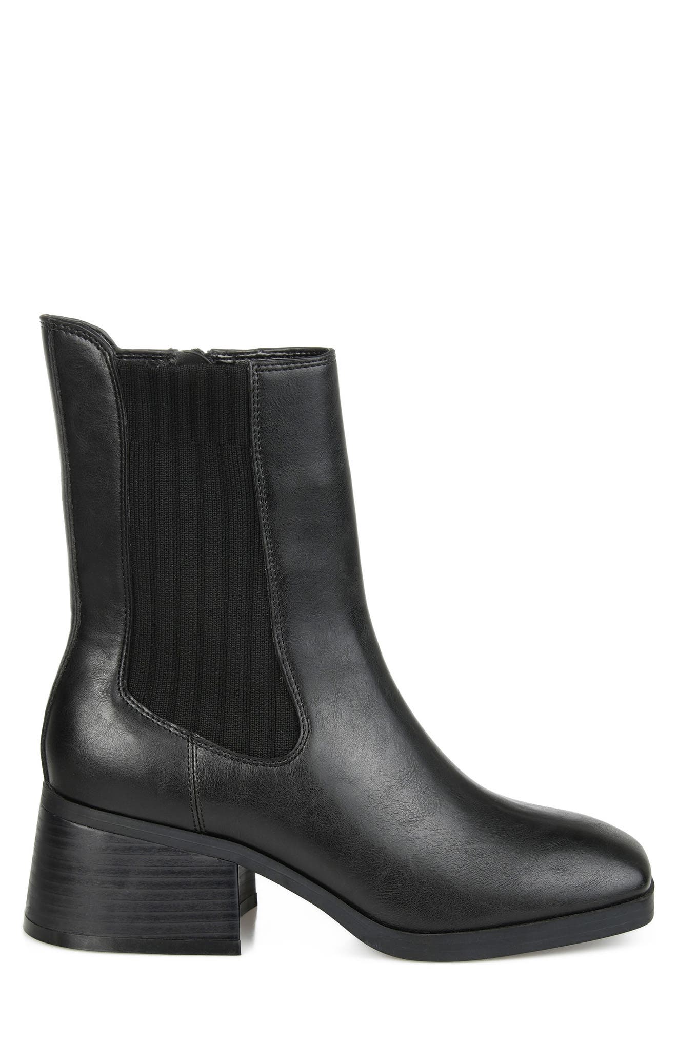 Journee Collection Desree Vegan Leather Boot, Alternate, color, 