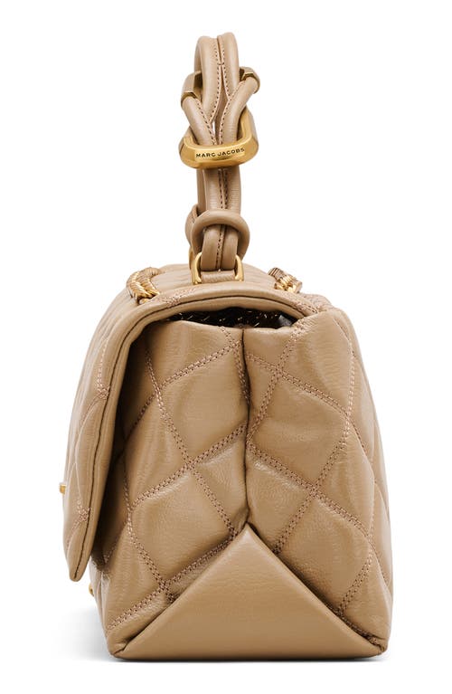 Marc Jacobs The Dual Chain Diamond Quilted Convertible Leather Shoulder Bag