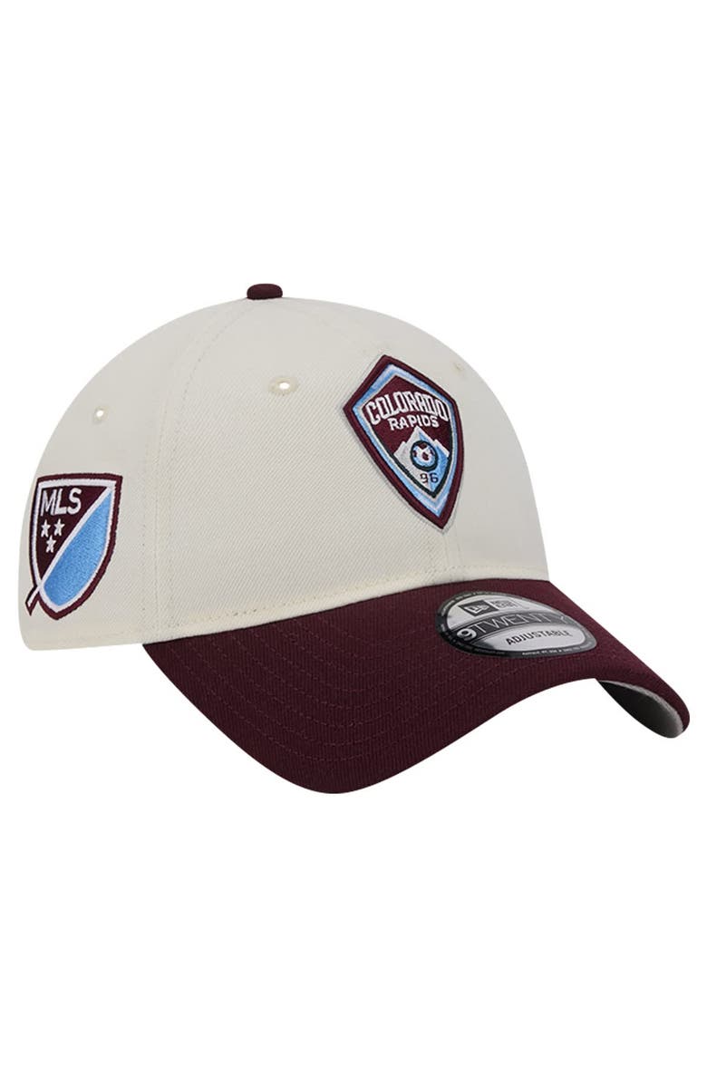 New Era Men's New Era White Colorado Rapids 2024 Kick Off Collection 9TWENTY Adjustable Hat, Main, color, 
