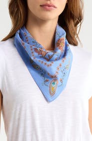 Treasure & Bond Pottery Floral Square Bandana