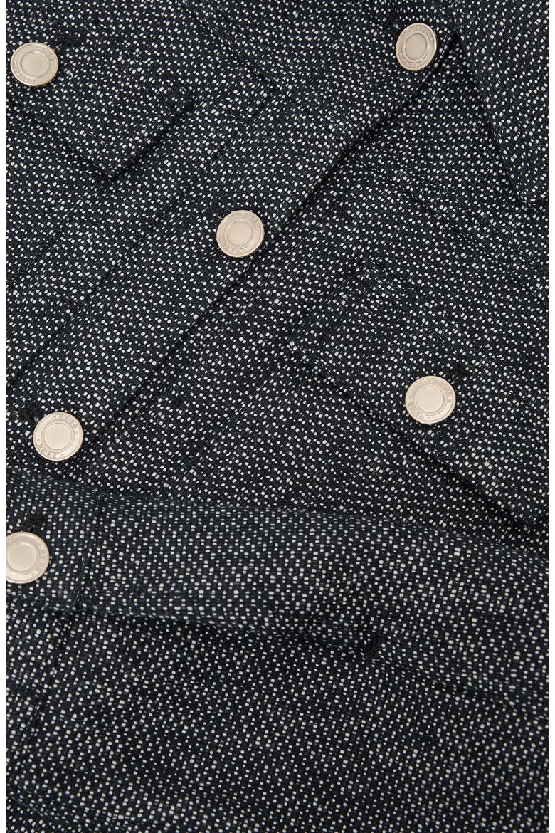Bree Linen & Cotton Cropped Jacket, Alternate, color, NAVY