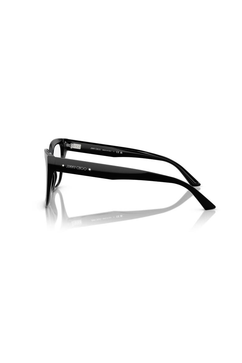 54mm Square optical glasses, Alternate, color, Black