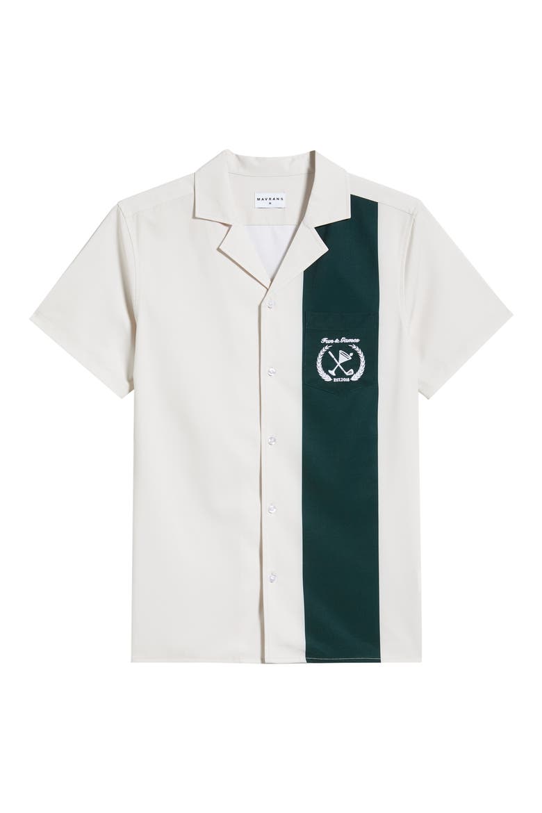 Club House Weekend Camp Shirt, Alternate, color, WHITE