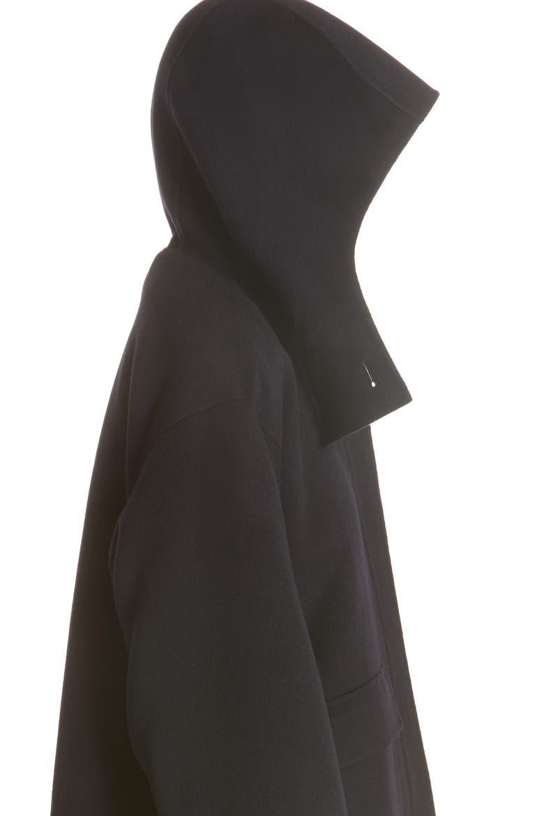 Candia Double Faced Wool & Cashmere Coat, Alternate, color, NIGHT