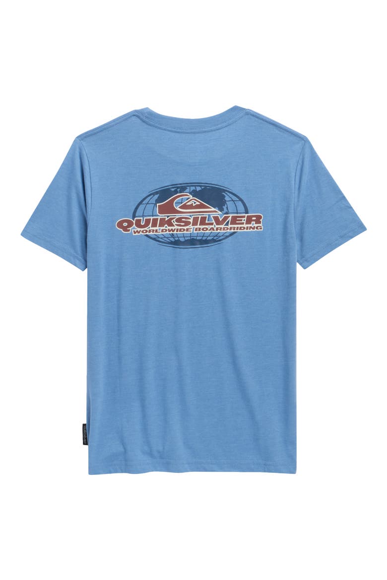 Kids' My World Graphic T-Shirt, Alternate, color, QUIET HARBOR HEATHER