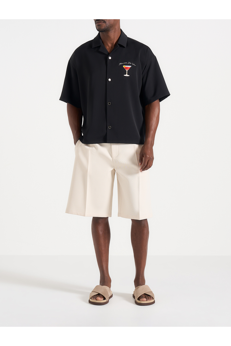 St. Barts Relaxed Fit Shirt, Alternate, color, Black