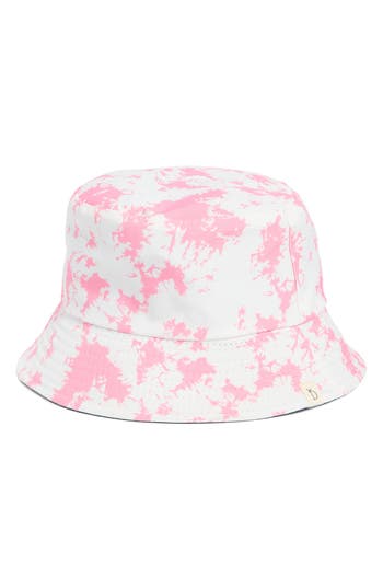 Area Stars Reversible Tie Dye Bucket Hat In Pink