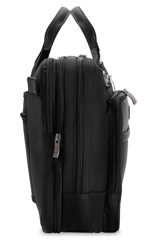 Briggs & Riley Medium Expandable Brief In Black