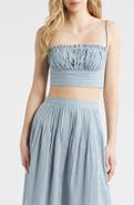 Hill House Home The Maisie Check Crop Camisole