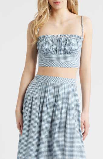 The Maisie Check Crop Camisole