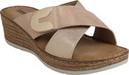 GOOD CHOICE NEW YORK Demi Platform Wedge Slide Sandal