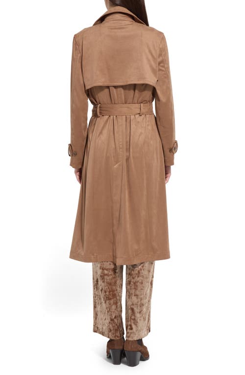 Lyssé Lysse Agatha Faux Suede Trench Coat