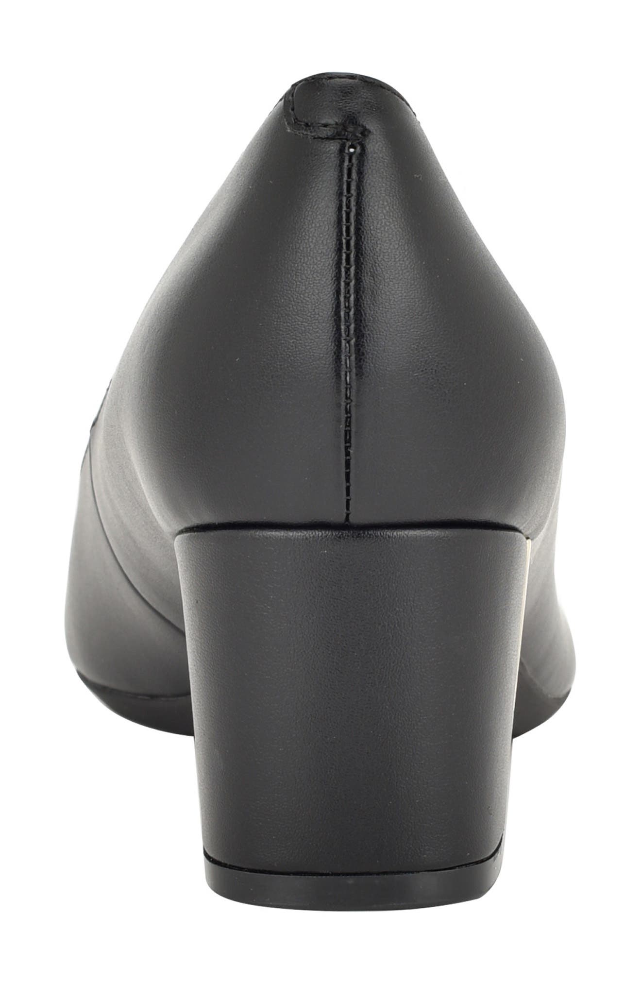 Calvin Klein Natalia Pointed Toe Flat, Alternate, color, Black