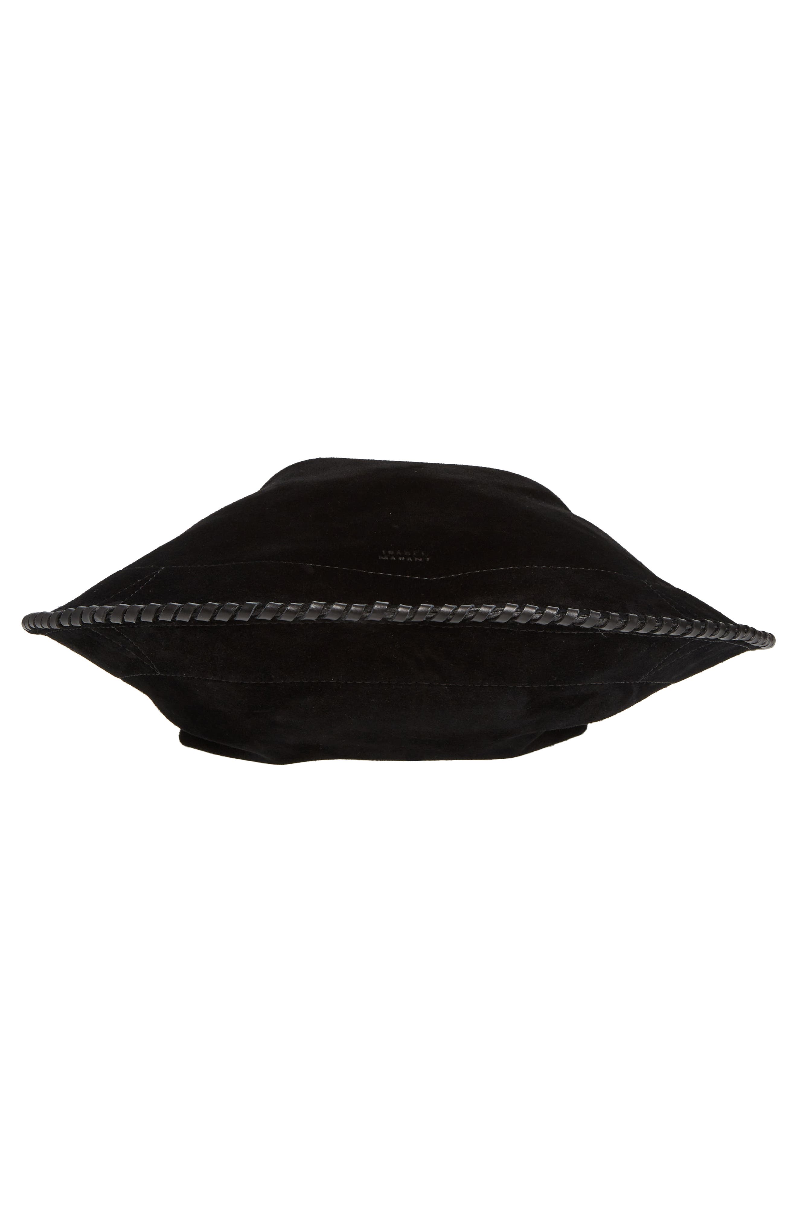 Isabel Marant Large Oskan Suede Hobo Bag, Alternate, color, 