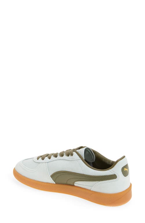 Puma Palermo Sneaker In Peaceful Blue-loden Green