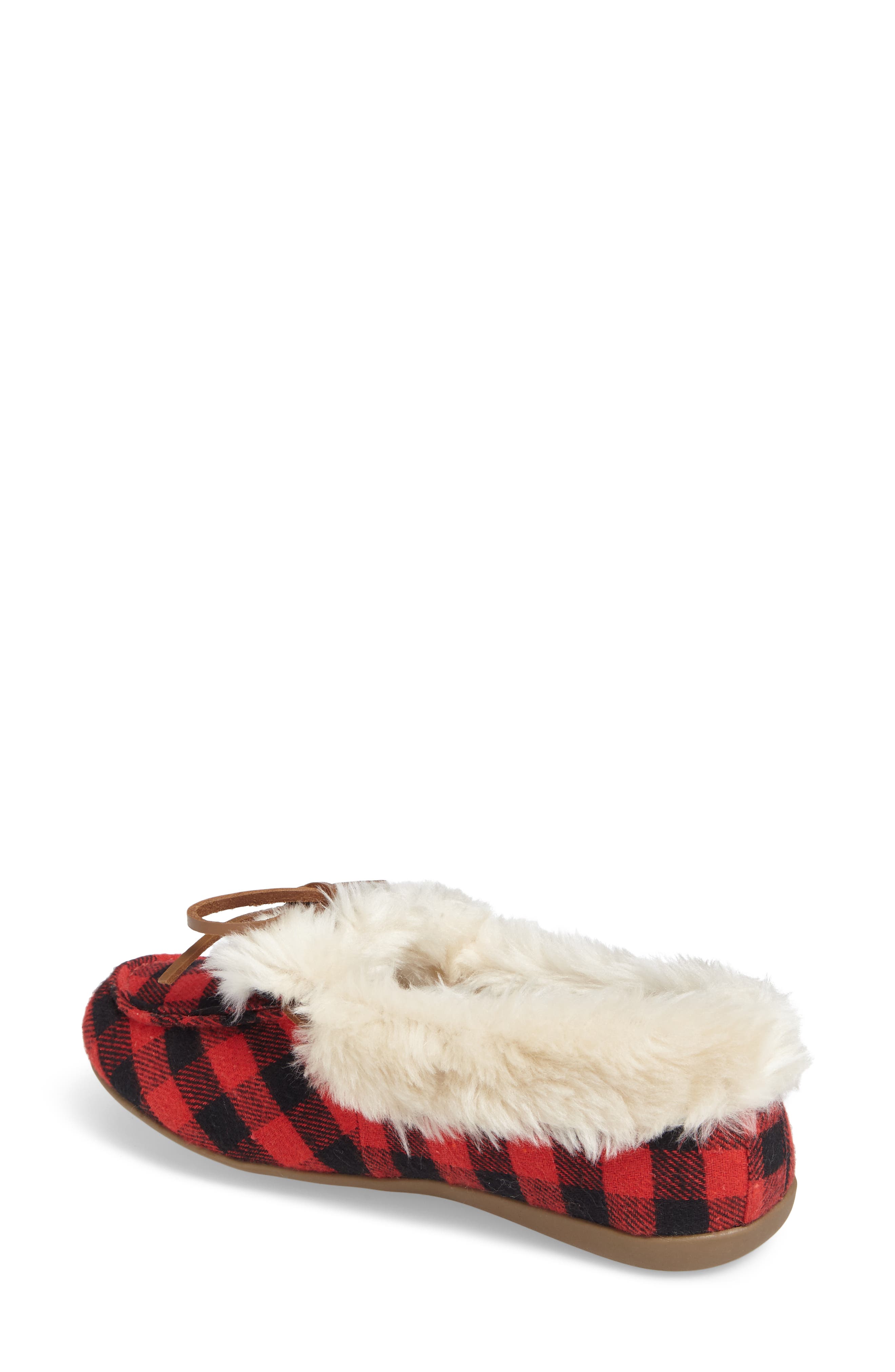 VIONIC WITH ORTHAHEEL Vionic Juniper Faux Fur Slipper, Alternate, color, 
