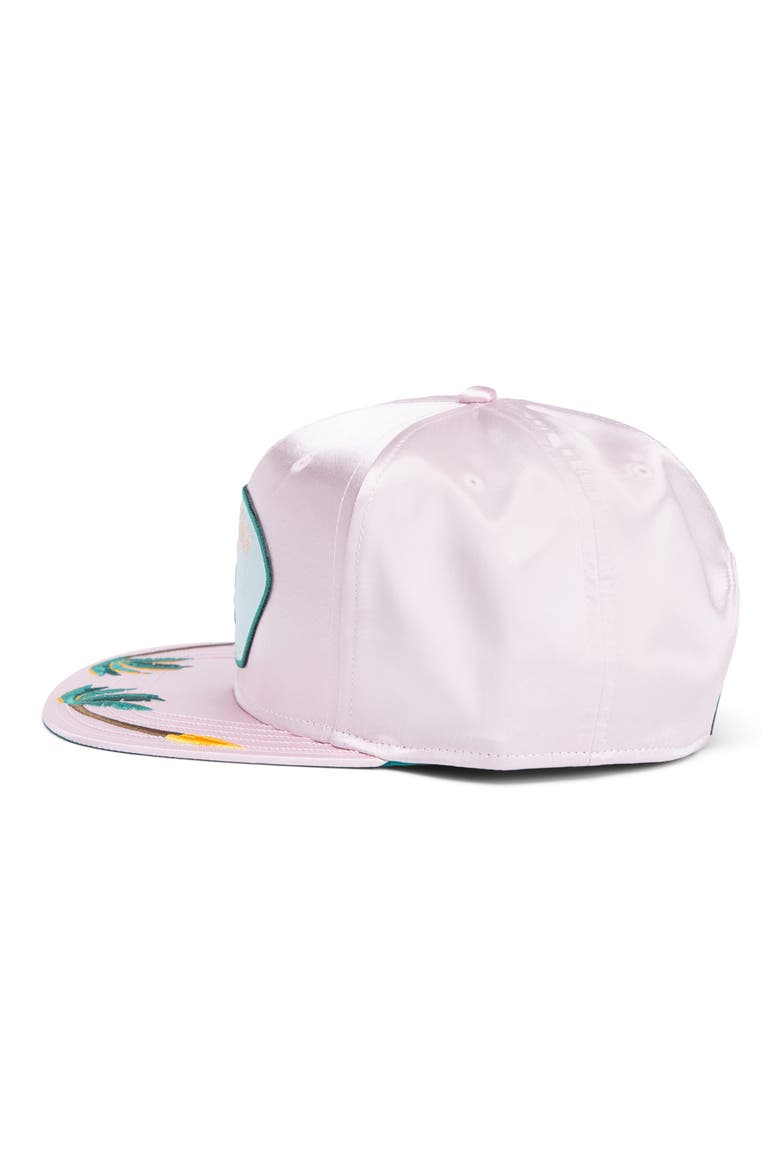 Dyrty Myrtle Adjustable Snapback Cap, Alternate, color, CORAL PINK