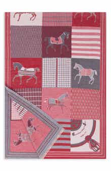Equestrian Patchwork Reversible Scarf