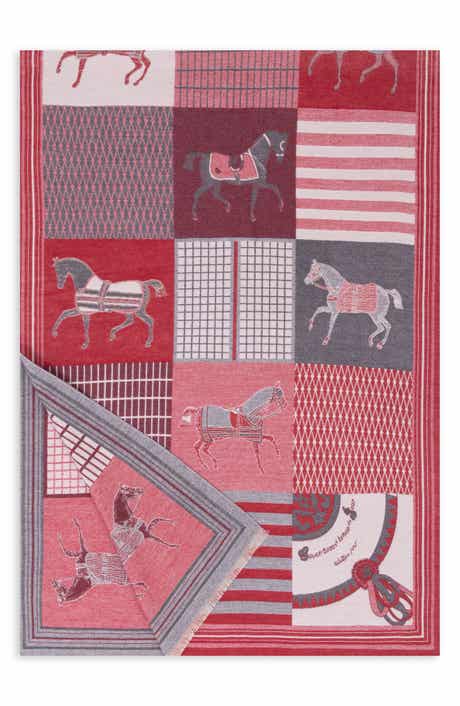 Equestrian Patchwork Reversible Scarf