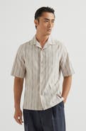 Brunello Cucinelli Seersucker shirt