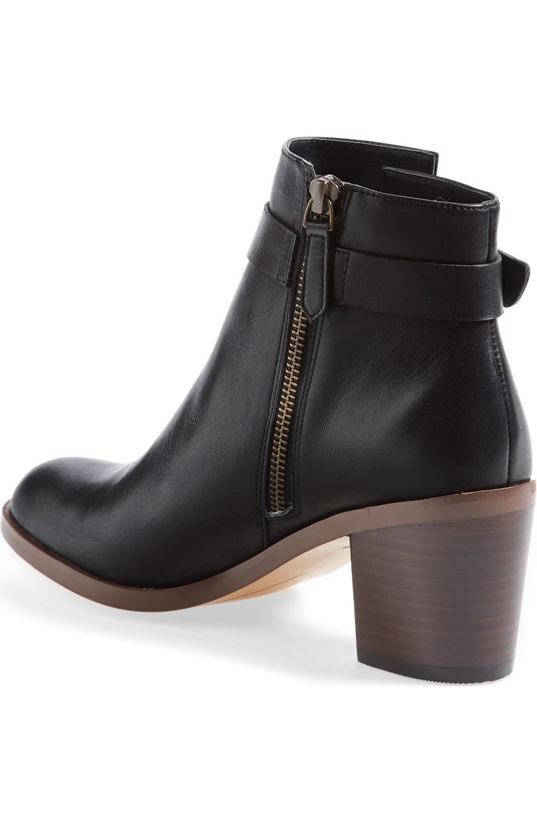 Halogen<sup>®</sup> 'Glenna' Leather Ankle Bootie, Alternate, color,