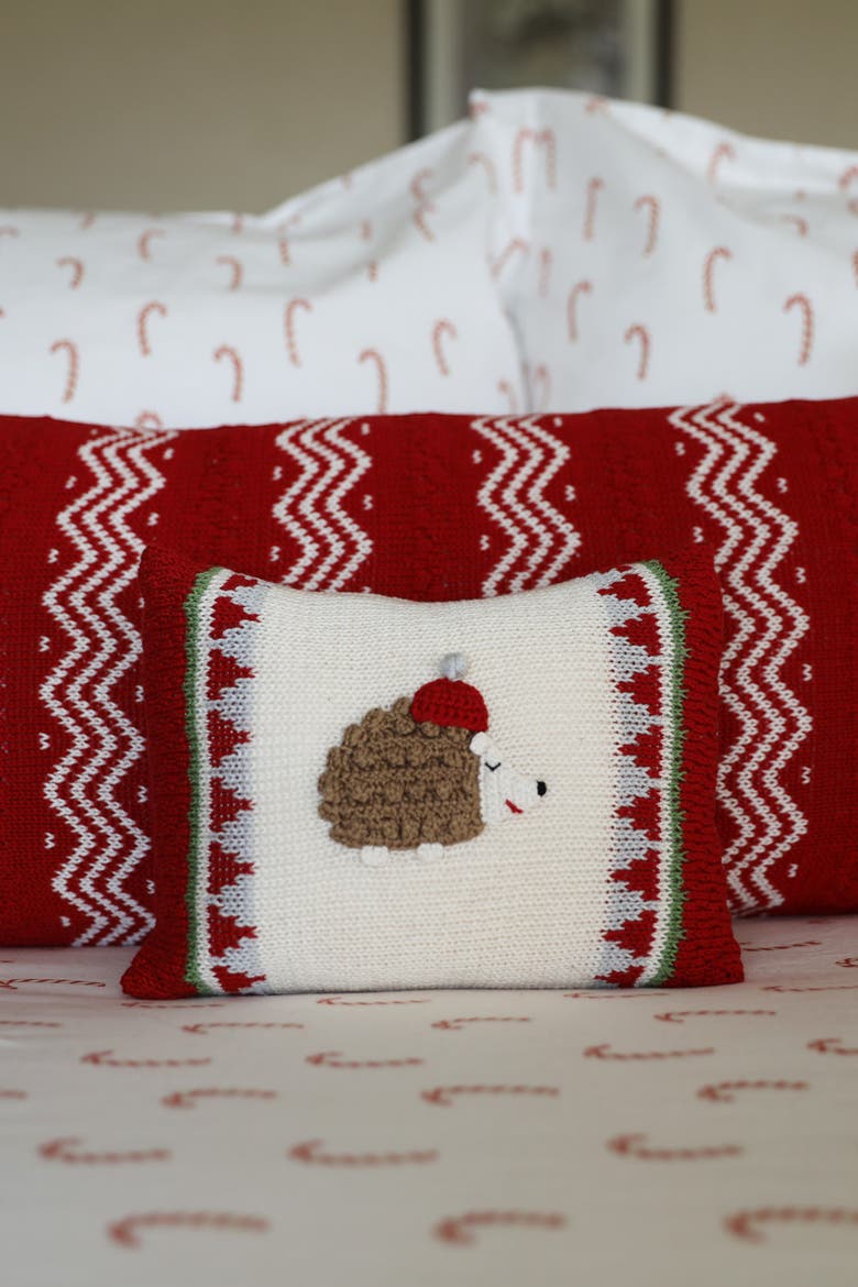 Hedgehog Mini Pillow, Alternate, color, Ivory