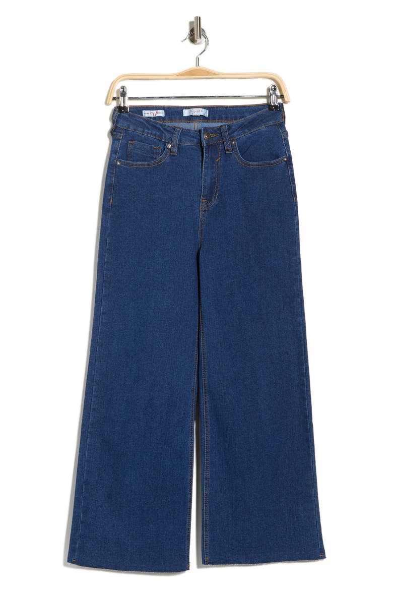 Dylan Wide Leg Jeans, Alternate, color, DARK WASH