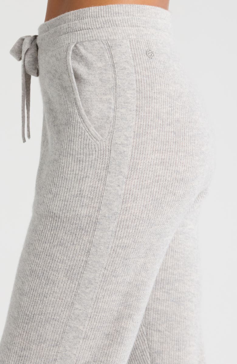 Zella Wool & Cashmere Knit Joggers, Alternate, color,