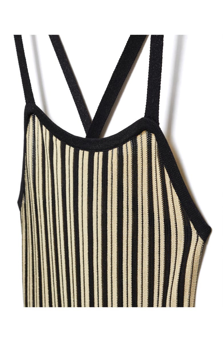 MANGO Stripe Jersey Sweater Dress, Alternate, color,