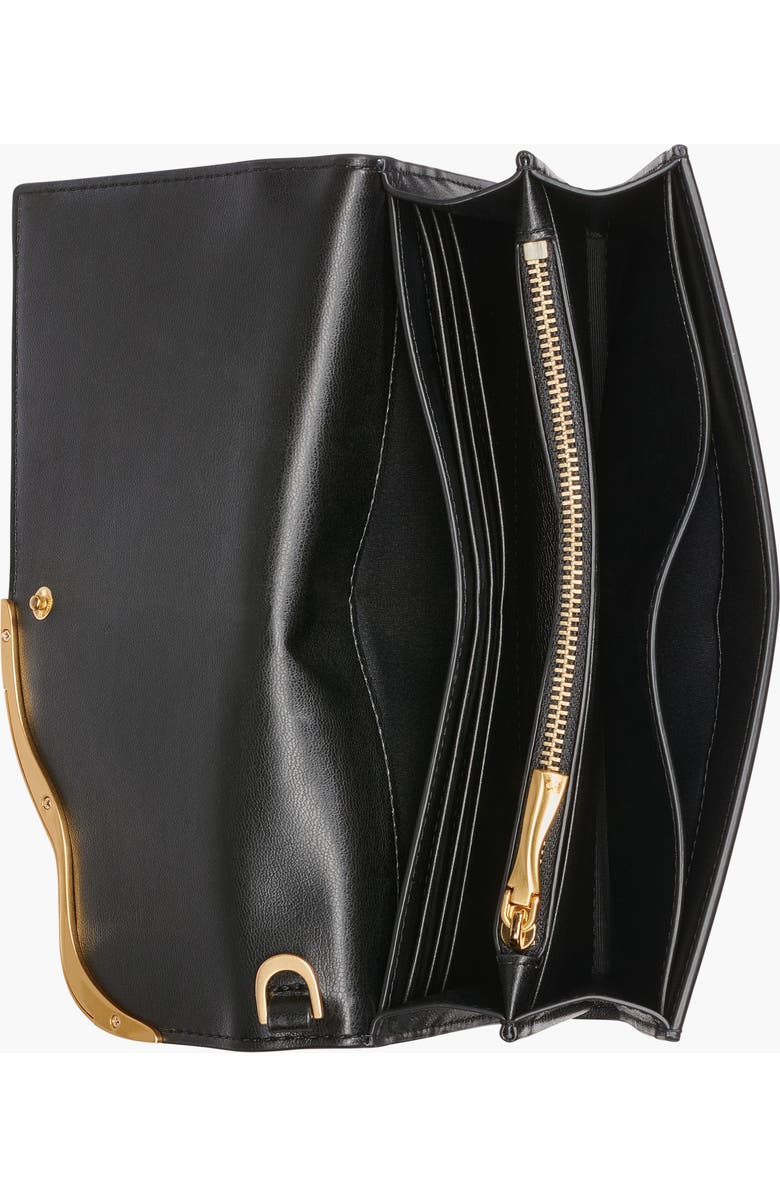 Donna Karan New York Malverne Wristlet, Alternate, color, Black/Gold