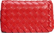 Bottega Veneta Mini Intrecciato Leather Crossbody Flap Bag