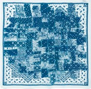 Zadig & Voltaire Blondie 85 Denim Print Bandana Silk Scarf