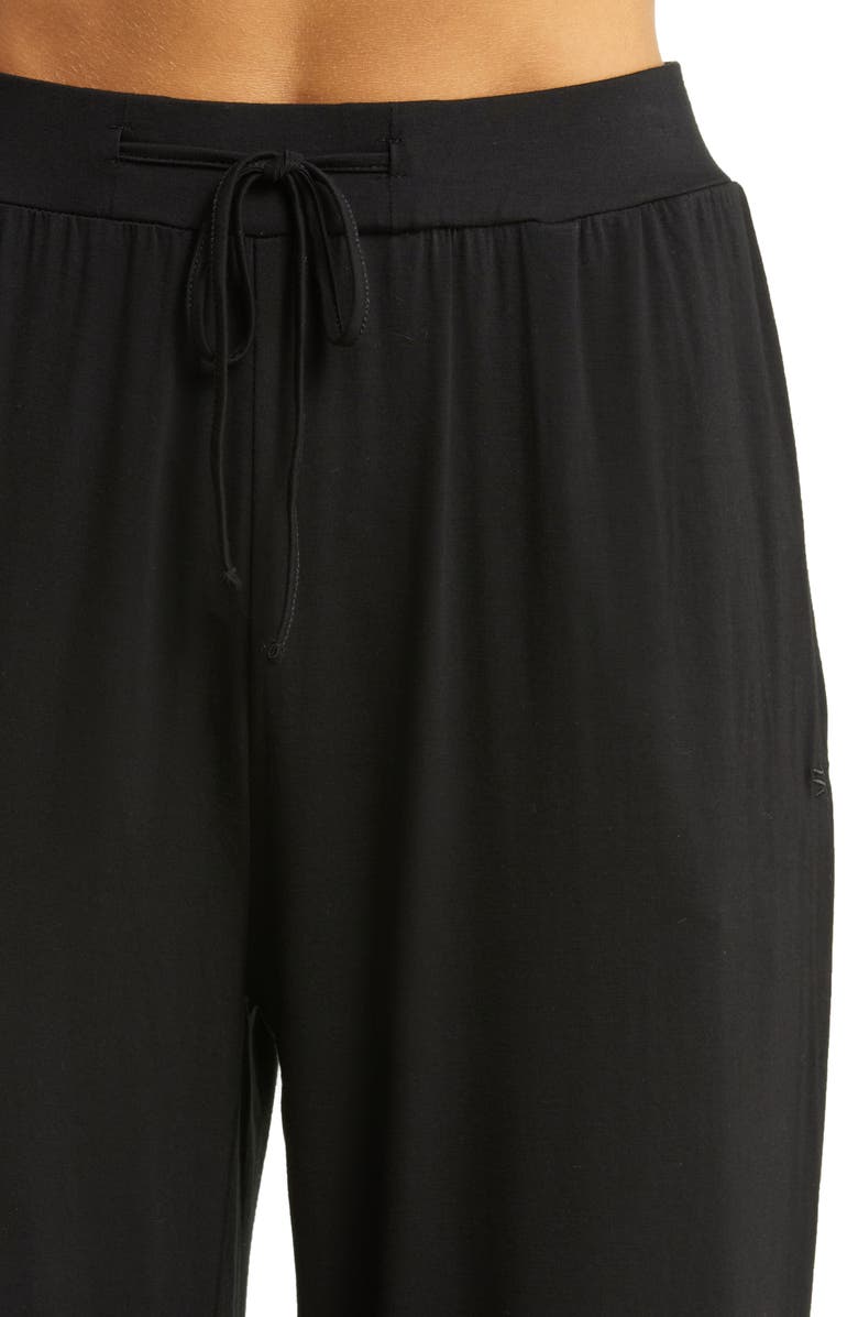 Cozy Earth Long Sleeve Knit Pajamas, Alternate, color, Black