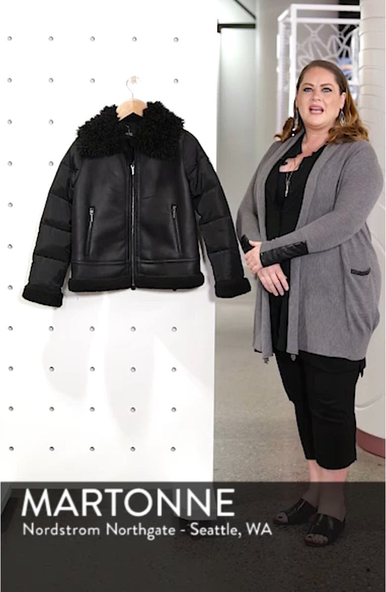 Faux Shearling Hybrid Jacket, sales video thumbnail