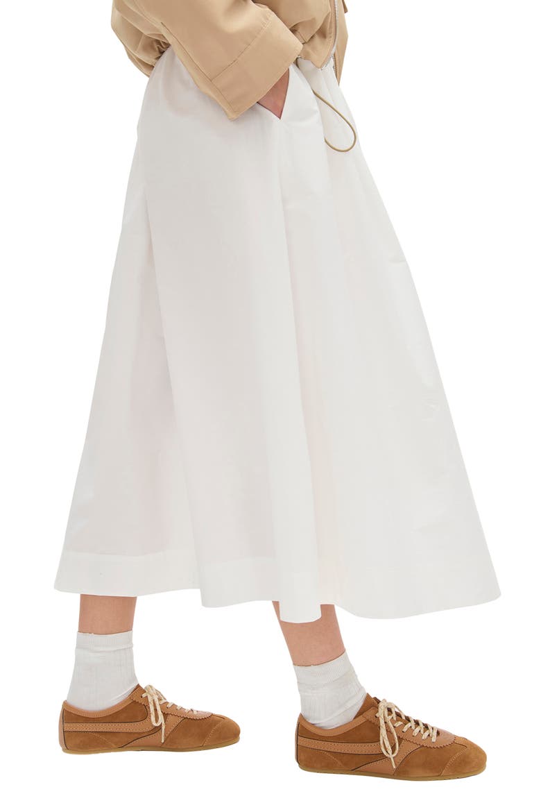 Natalie Organic Cotton Skirt, Alternate, color, WHITE