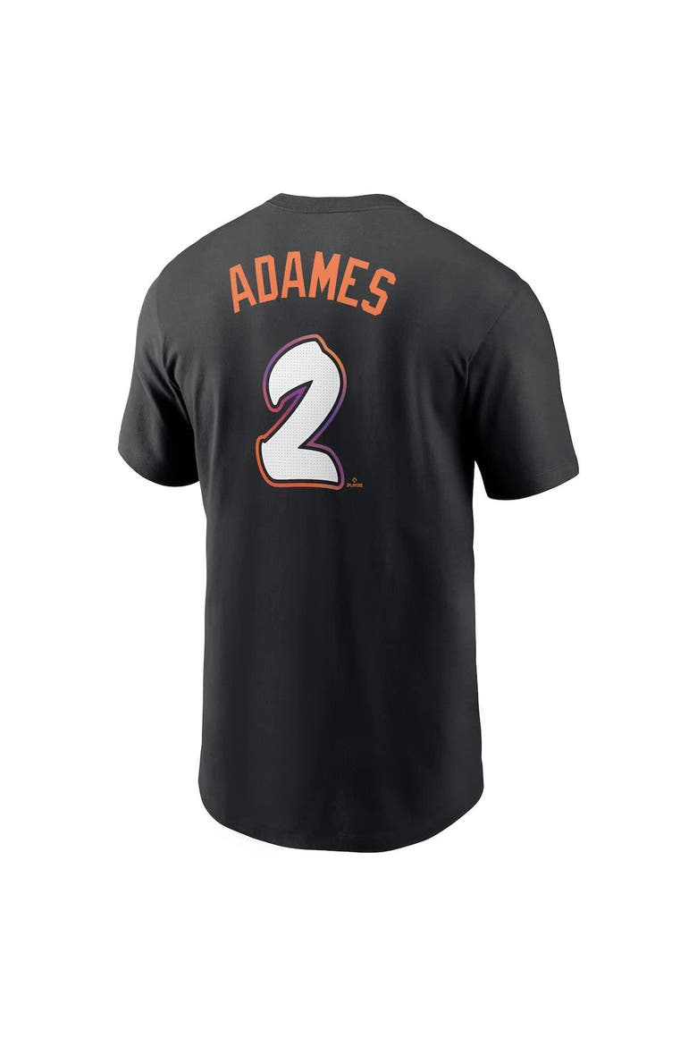 Men's Nike Willy Adames Black San Francisco Giants 2025 City Connect Fuse Name & Number T-Shirt, Alternate, color, Black