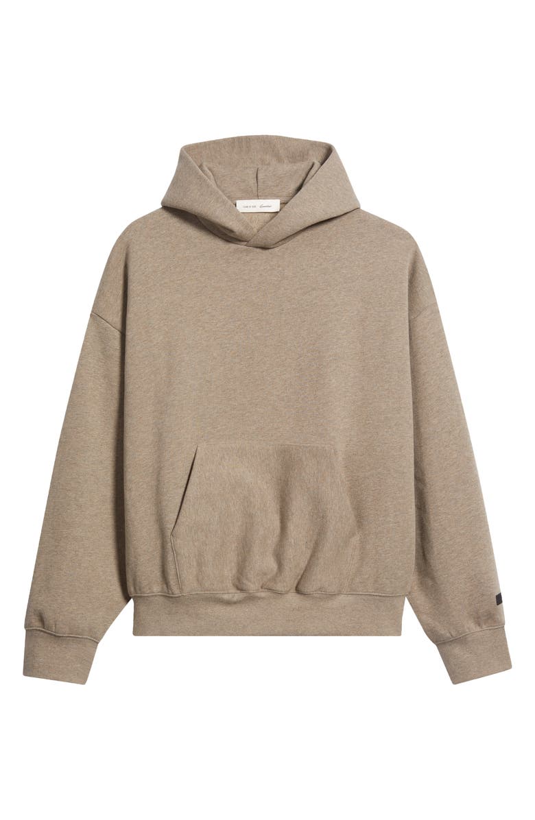 Fear of God Essentials Classic Fit Fleece Zip-Up Hoodie, Alternate, color, Homestead Heather