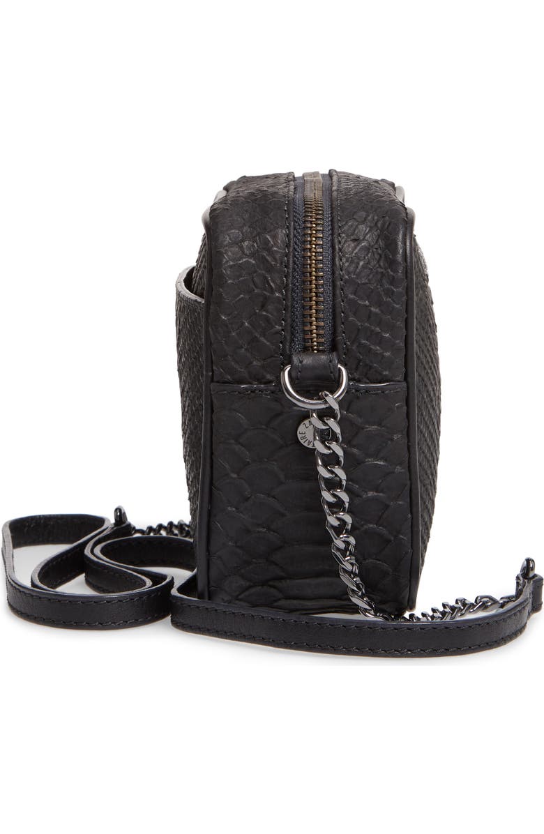 Zadig & Voltaire XS Boxy Savage Croc Embossed Leather Crossbody Bag, Alternate, color,