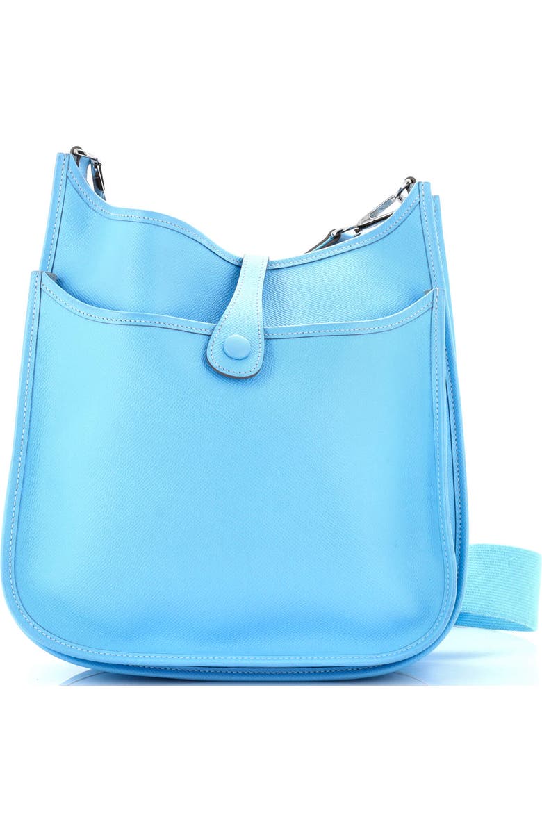 Pre-Owned Hermes Evelyne Bag Gen III Epsom PM, Alternate, color, Celeste