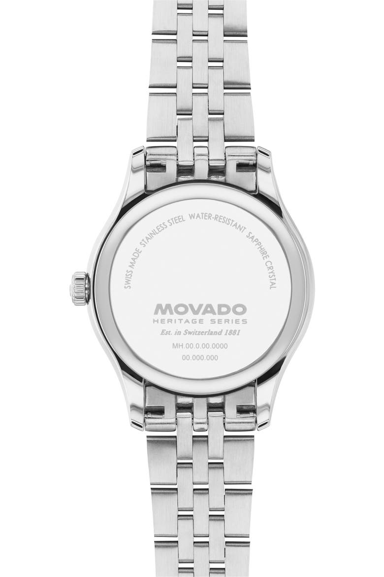 Heritage Series Calendoplan Bracelet Watch, Alternate, color, LIGHT PINK