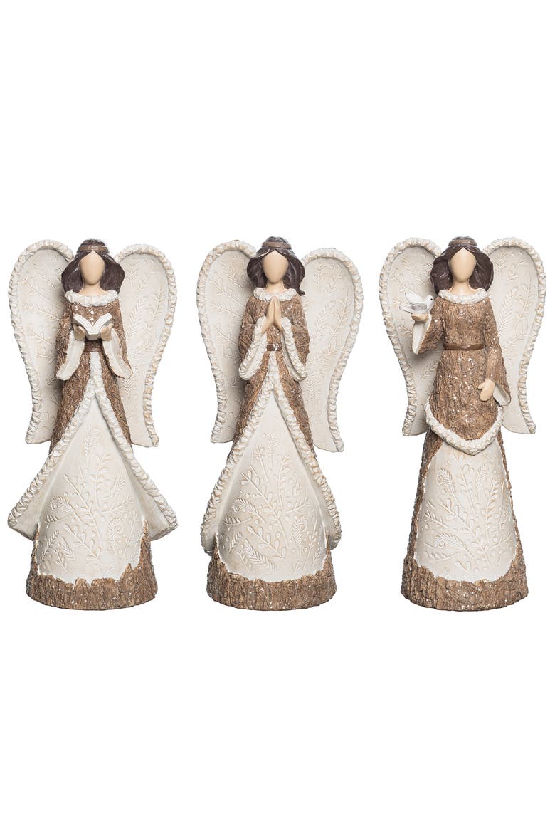 Angel Figurine A/3, Main, color, White