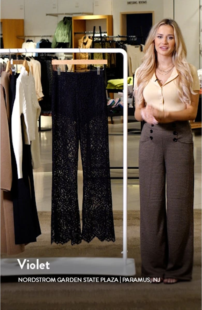 Flare Semisheer Lace Pants, sales video thumbnail