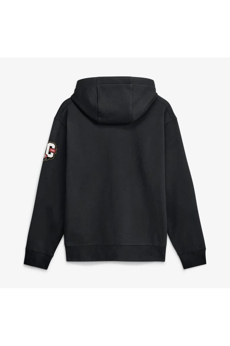 Men's Nike Black San Francisco 49ers 80th Anniversary Third Down Stop Club Fleece Hoodie, Alternate, color, Black