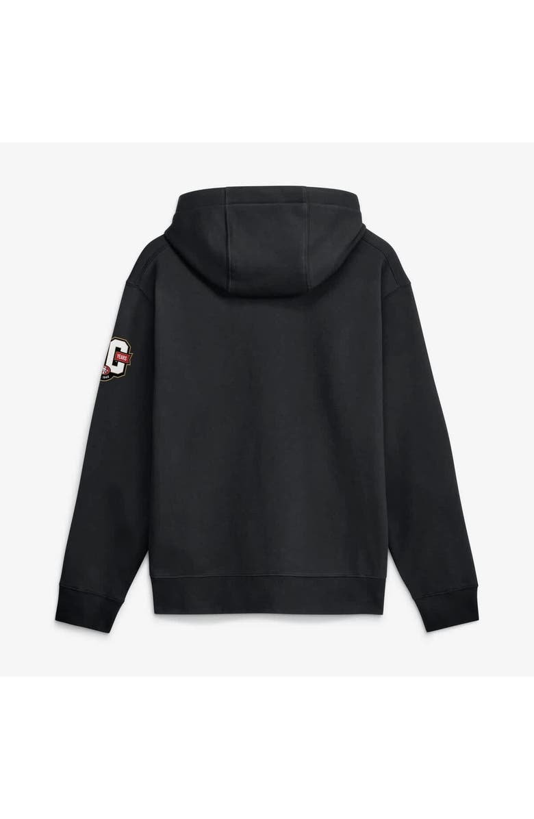 Nike Men's Nike Black San Francisco 49ers 80th Anniversary Third Down Stop Club Fleece Hoodie, Alternate, color, Black